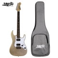 Jet Guitars JS 500 SLS HH Roasted Maple Silver Sparkle w/ Gigbag. 