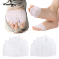 Wenefang 1pair Silicone Forefoot Pads Gel Insoles Toe Separator Cushion Pad Bargain price Pain Relief Shoes Insoles Finger Toe Valgus Corrector Gel Pad. 