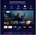 Hyundai 75 Inch QLED 4K UHD Google Smart TV | Android 14 | Dolby Audio | 64GB Storage | Bluetooth 5.1 | Frameless Smart Television. 
