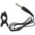 Black Universal Guitar Acoustic Clip On Pickup Piezo Contact Microphone. 