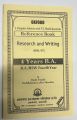 Reference Book on Research and Writing BA 4th Year Eng. 427 Solution Set. 