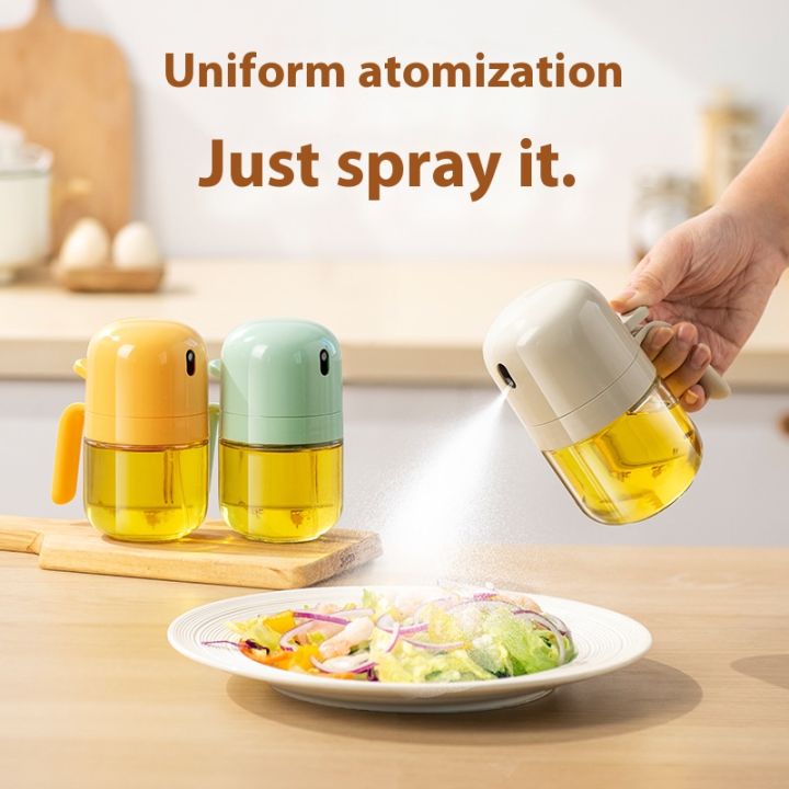 Atomized Oil Sprayer, BBQ Oil Bottle, Salad Oil Sprayer for Air Fryer