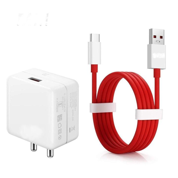 Oneplus 6 6t 7 Cable and Charger, Dash Type C USB Data Cable and Dash USB Power Charger AC Wall Adapter One Plus 6 3T 3 5t 5 6t 7 pro