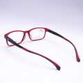 Red Rectangular Women Changeable Glasses. 