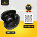 Mypower Myposs9 Earbuds with 50hrs Playtime |  Premium Sound with clear treble  |Auto paring | smart Touch control | long last backup | Type c charging |  BT version 5.4. 