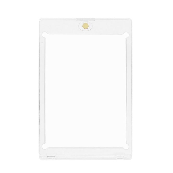 New%20Acrylic%20Card%20Holders%20Transparent%20Magnetic%20Card%20Storage%20Box%20Display%2035PT%20Trading%20Cards%20Sleeves%20Card%20-%20Image%205