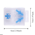QibeistoeFashion Waterproof Earplug Set: Earplug Anti-Noise, Soft Swimming Nose Clip, Silicone Waterproof Silicone, Soundproof Earbuds, Nose Cover. 