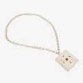 Silver Plated Square Jantar Mala For Women. 