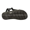 Black Milano Velcro Strap Sandals For Boys. 