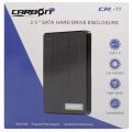 Carbon CR-77 2.5" Sata Hard Disk Drive Enclosure USB 3.0 SSD HDD Hi Speed Casing External Case. 