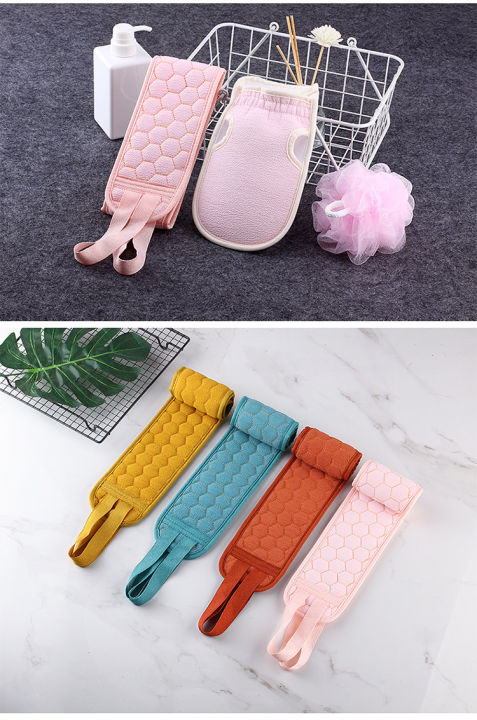 1%20Set%20Three%20Piece%20Bath%20Towel%20Set%20Shower%20Sponge%20Kit%20Exfoliating%20Back%20Scrubber%20Bath%20Sponges%20for%20Shower%20Bath%20Scrubber%20Loofah%20Sponge%20Sponges%20for%20Bathing%20Bath%20Kit%20Clean%20Cloud%20Velvet%20Sp%20-%20Image%202