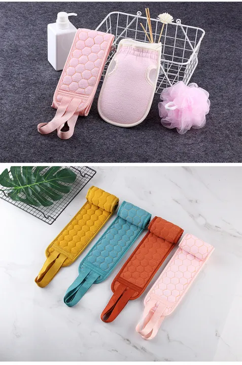 1%20Set%20Three%20Piece%20Bath%20Towel%20Set%20Shower%20Sponge%20Kit%20Exfoliating%20Back%20Scrubber%20Bath%20Sponges%20for%20Shower%20Bath%20Scrubber%20Loofah%20Sponge%20Sponges%20for%20Bathing%20Bath%20Kit%20Clean%20Cloud%20Velvet%20Sp%20-%20Image%202