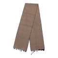 Grey Cotton Handmade Muffler For Men. 