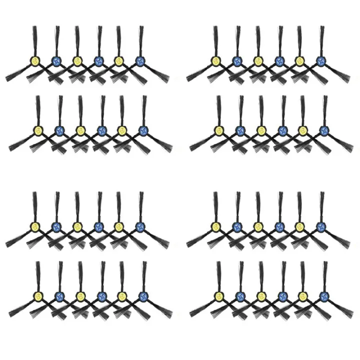 48Pcs Side Brushes Corner Brush for V8S V80 A9S A7 A80 Plus X750 V80 X785 X800 Robot Vacuum Cleaner Replacement