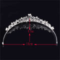 Bridal Veil Tiara Diamante Rhinestone Crown Wedding Hair Accessories Party. 