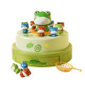SALOMON Electric Cartoon Frog Turntable Interactive Electric Frog Launcher Game Educational Musical Toy for Kids Rotating Cartoon for Children. 