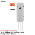 Sutuiying Tuya Zigbee Intelligent Wireless Soil Moisture Meter Temperature Portable Humidity Tester Plant Monitor IP67 Detector for Garden Planting. 