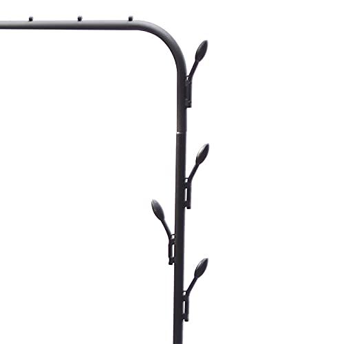 Metal%20Clothes%20Hanger%20Single%20Pole%20Drying%20Clothes%20Rack%20Indoor%20Outdoor%20Bedroom%20Storage%20(110x40x150cm,%20Black)%20-%20Image%202