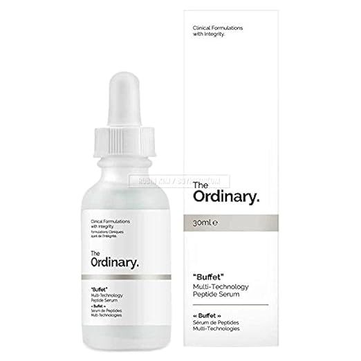 The Ordinary Buffet For Anti Aging Multi Technology Peptide Serum, Alcohol Free Imported From UK, Genuine Product- 30 Ml