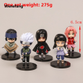 Wenefang Hot Anime Naruto Shippuden Hinata Sasuke Itachi Kakashi Gaara Portable Figure Toys Q Version PVC Figurine Model Dolls Gifts. 