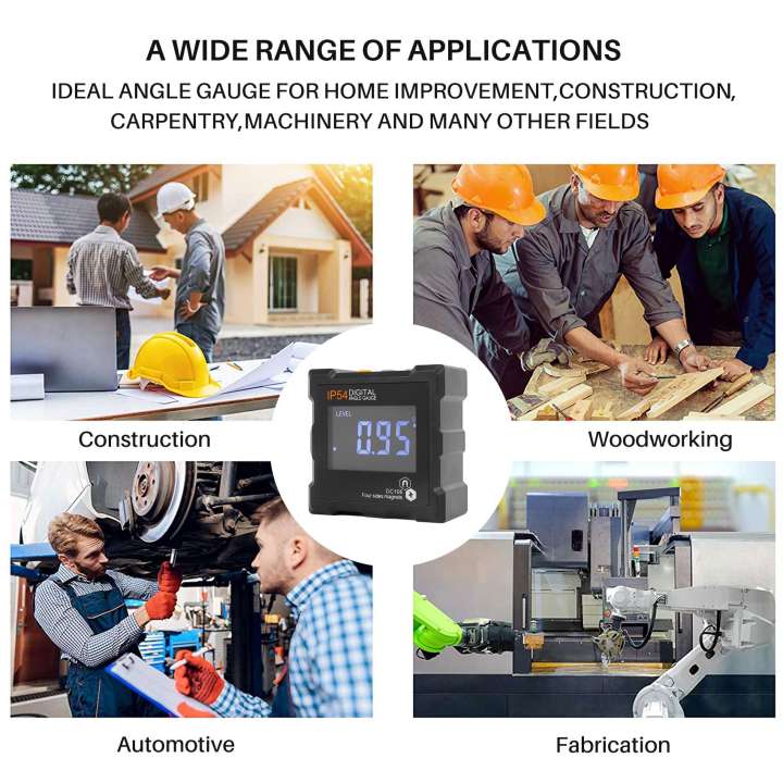 4%20x%2090%20Degrees(0-360%20Degrees)Digital%20Electronic%20Magnetic%20Angle%20Gauge%20Backlight%20Digital%20Level%20Box%20Protractor%20Bevel%20Gauge%20-%20Image%202