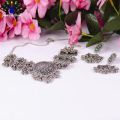 Silver Oxidized Toned Jewelry Set for Women- Jewels of Nepal. 