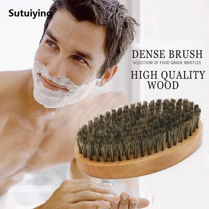 Sutuiying%20Men's%20Shaving%20Brush%20Set%20Boar%20Bristle%20Portable%20Barber%20Natural%20Beard%20Sales%20promotion%20Brush%20for%20Facial%20Cleaning%20Wooden%20Comb%20Styling%20Tool%20Wholesale%20-%20Image%203