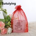 Sutuiying transparent bag 10/50pcs tulle packaging transparent Organza Drawstring Bag Jewelry Mesh Gift Pouches Container Drawstring Bags Gauze Bag 50%. 