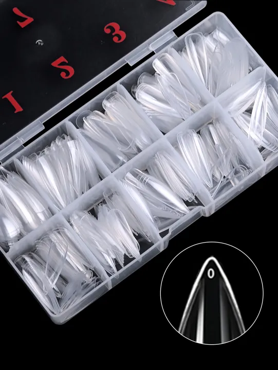 Extension%20Nail%20False%20Pressure%20Tip%20Nail%20Spain%20High%20Box%20500%20Pieces%20/%20Mixed%20Size%20DIY%20Nail%20Art%20Tool%20with%20Clear%20Acrylic%20Nails%20-%20Image%203