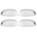 OYPFXMI 2X Chrome Side Rear View Upper Mirror Caps for Truck 2007-2013. 