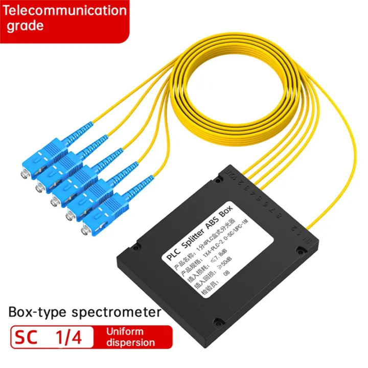 Fiber%20Optic%20Splitter%20Box%20SC/UPC%201/4%20PLC%20Splitter%20ABS%20Housing%20Fiber%20Optical%20Splitter%20-%20Image%202