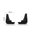 4PCS Car Mudguard Mud Flaps Splash Mud Guard for Cruze 2009-2014 Car Accessories. 