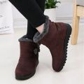 Winter Snow Flat Cotton Boots For Women - Fashion | Women's Footwear | Boots For Women | Shoes For Women |. 