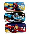 1pc Marvel Anime Spider-Man Iron Man Captain America Superhero 3D Pencil Case Student Stationery Box Large Capacity Pencil Case. 