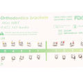 20Pcs/Pack Dental Orthodontic Metal Braces Bracket Mini Roth/MBT/Edgewise 022 Slot Dentist Bracket Dental Metal Bracket. 