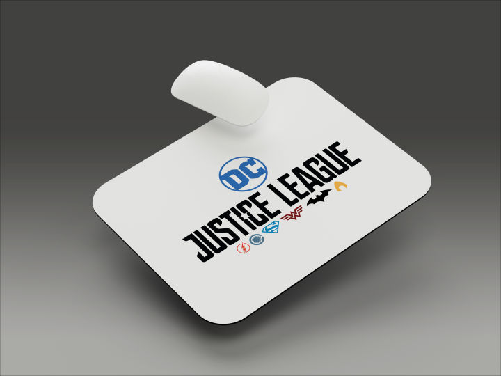 Justice%20League%20Printed%20White%20Mouse%20Pad%20%7C%20Computer%20&%20Laptop%20Mouse%20Pad%20-%20Image%202