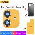 Metal Back Camera Lens Film Tempered Glass for Iphone X XS MAX, Lens Circle Seconds Change To Iphone 11 Pro MAX Camera protector Ring Cover. 