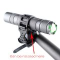 2025 NEW Rubber Night Riding For 20-45mm Diameter LED Lamp 360 Degree Rotating Quick Release Cycling Flashlight Holder Bicycle Lamp Holder Torch Flashlight Mount Torch Clamp. 