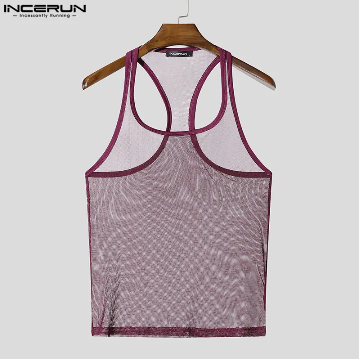 INCERUN%20Men's%20Gym%20Tank%20Sando%20Singlet%20Sporty%20Casual%20Mesh%20See%20Through%20Breathable%20Male%20Hollowed%20Sleeveless%20Quick%20Drying%20Vests%20(Western%20Style)%20#241223%20-%20Image%206