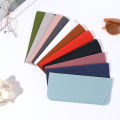 Women Simple Glasses Case Eyewear Bag Reading Glasses Case Eyeglass Box Sunglasses Case Spectacle Case PU  Glasses Bags. 