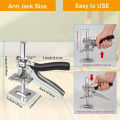 Carbon teel ceramic tile leveling clip manual aving arm jack elevator. 