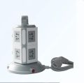 Tower Power Strip Vertical Surge Protector Multi Socket Electrical Plug. 