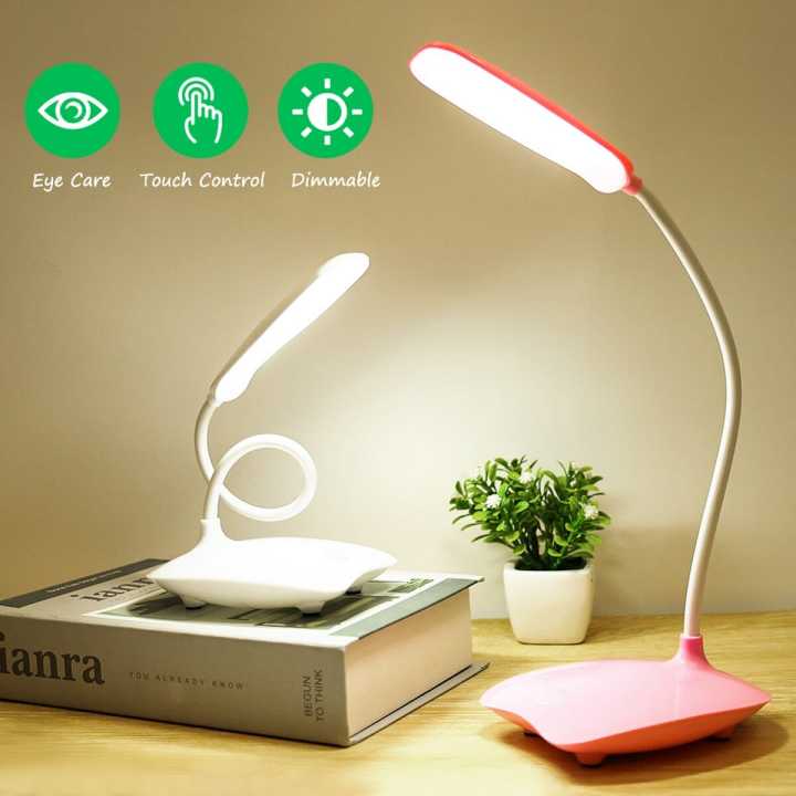2.5W 360 Degree Adjustable LED Desk Lamp - 3 Level Of Dimming With Touch Switch