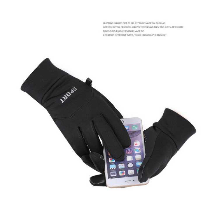 Gloves Touch Screen Men  Winter Ski Gloves Ciclismo Full Finger Motorcycle Sports Cycling Waterproof Warm Gloves