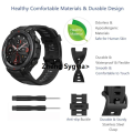 Haodeguiguo New goods tideBand + Case T T-ReRex Strap Silicon Fit T-Huami Amaz Rubber Strap for Amazfix/T-Rex Pro Watches. 