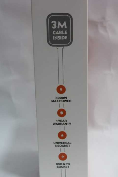 Silvertek%203000W%20Heavy%20Extension%20Cord%20With%206%20Outlets%20Power%20Strip%20,%203%20USB%20+%20PD%20&%20Surge%20Protection%20Multiplug%203M%20Cable%20-%20Image%207