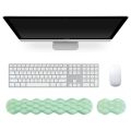 Gaming Mousepad Ergonomic Wrist Support Mouse Pad Slow Rebound Soft Wrist Rest Pad Comfortable Non-Slip Hand Support Pillow Computer Accessories. 