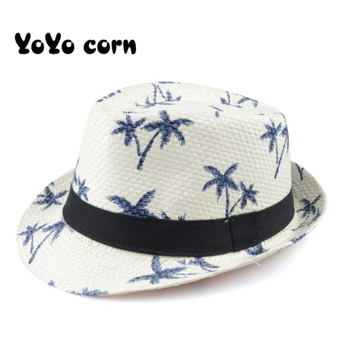 New%20goodsgrassWork%204%20color%20knitted%20sun%20hat%20children's%20RN%20summer%20grass%20YOYOCO%20beach%20sun%20hat%20Trilby%20panama%20hat%20boys%20girls%20children's%20hands%20-%20Image%202