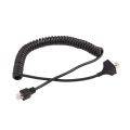 Kqueebee 8 Pin Replacement Speaker Mic Cable Microphone Cord for TK-868G TK-768G TK-862G TK-762G TM-271A TM-471A TK-760 Radio. 