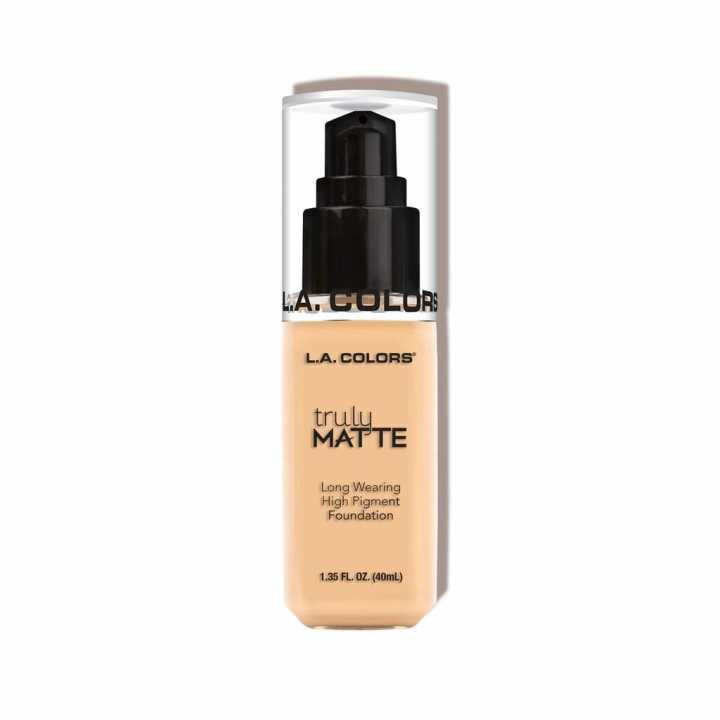 L.A. Colors Truly Matte Foundation, 40Ml  ( Porcelain )